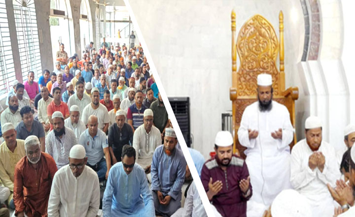 বিমান বিধ্বস্তের ঘটনায় নিহতদের স্মরণে ফেনী জেলা বিএনপি ও জামায়াতের শোক